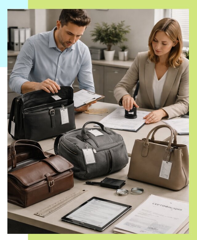 Сертификация сумок в Красном Сулине от 7655 руб. | Алешин-Крл