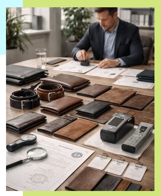 Сертификация кожаных изделий в Красном Сулине от 12247 р. | Алешин-Крл