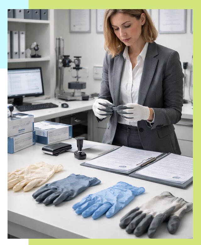 Сертификация перчаток в Красном Сулине от 8675 р. | Алешин-Крл