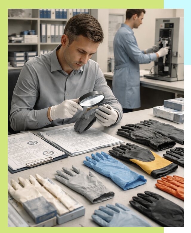 Сертификация перчаток и средств защиты продукции в Красном Сулине