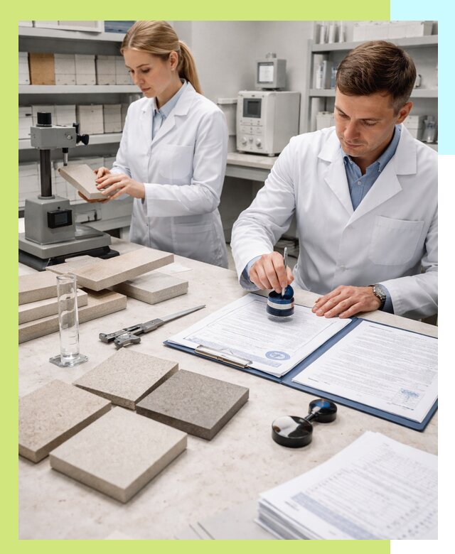 Сертификация плитки и керамики в Красном Сулине с документами