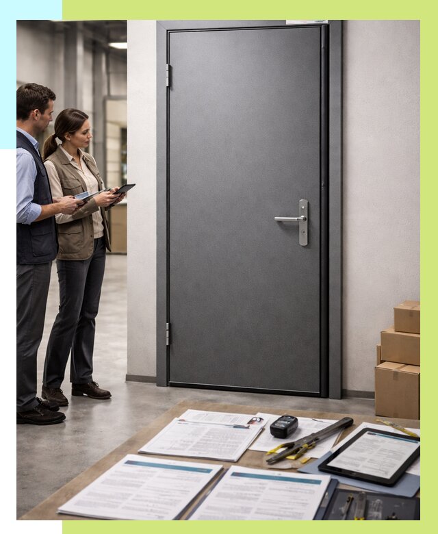 Сертификация противопожарных дверей в Красном Сулине от 9185 р. | Алешин-Крл