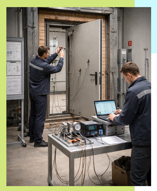 Сертификация противопожарных дверей в Красном Сулине по ГОСТ и ТР