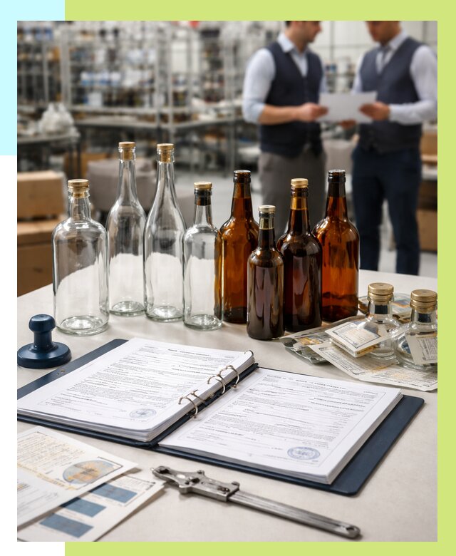 Сертификация стеклянных бутылок в Красном Сулине от 25515 р. | Алешин-Крл