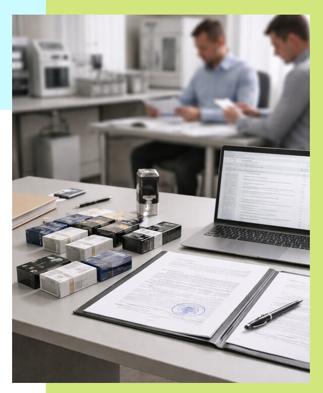 Сертификация сигарет под ключ в Красном Сулине от 45927 р. | Алешин-Крл