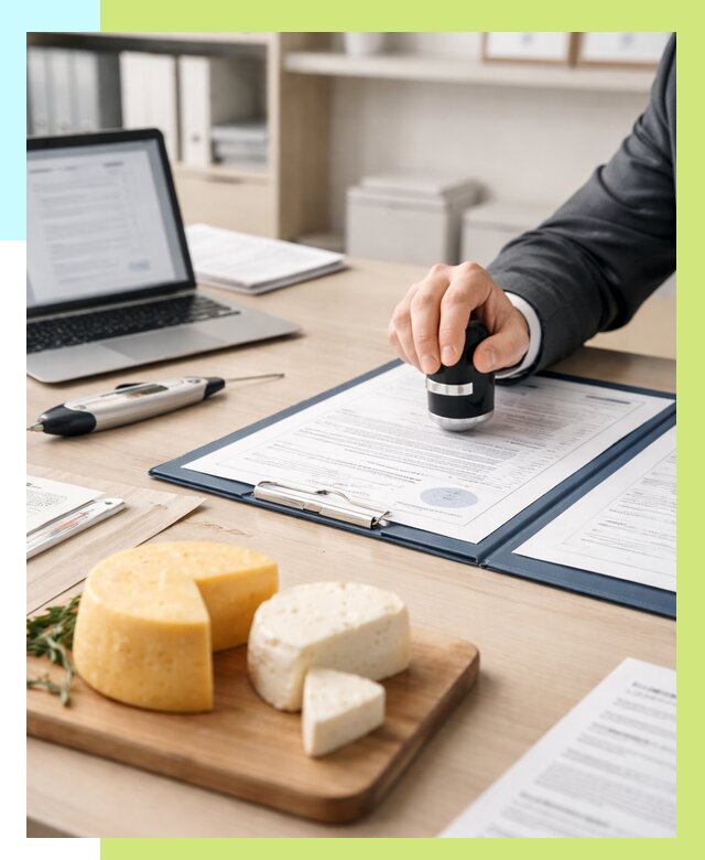 Сертификация сыров в Красном Сулине от 15309 р | Сертификат на сыр Алешин-Крл