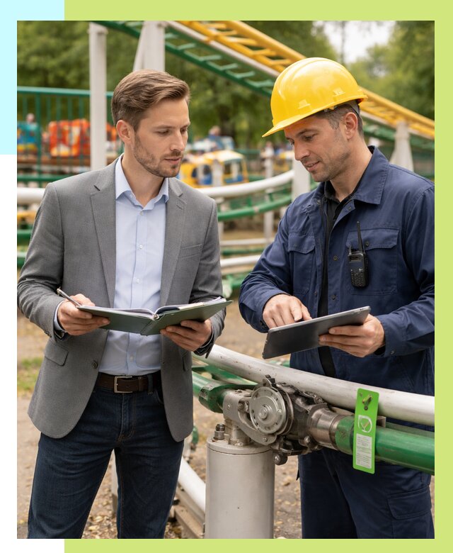 Сертификация аттракционов в Красном Сулине от 45927 р. | Алешин-Крл