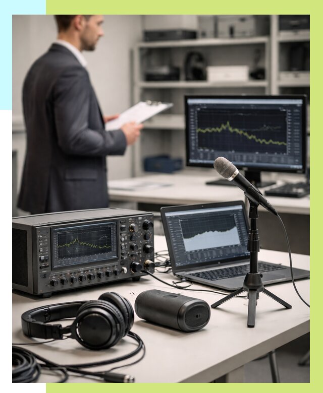 Сертификация аудиотехники в Красном Сулине от 15309 р., Алешин-Крл