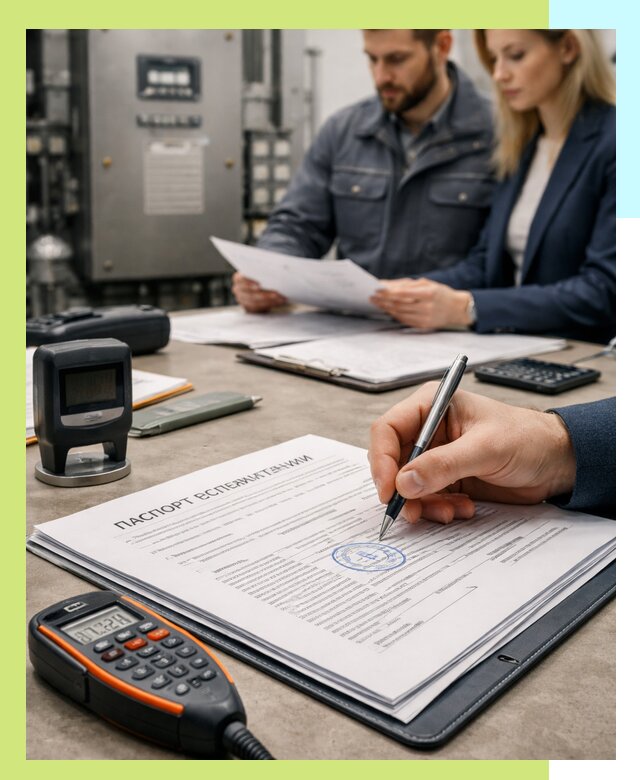 Оформление паспорта эксплуатации оборудования в Красном Сулине