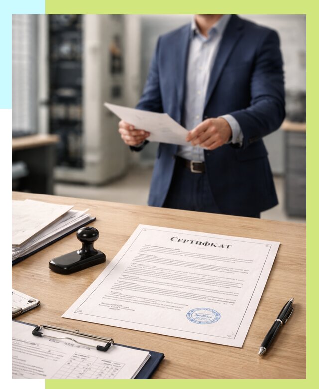 Сертификат на оборудование в Красном Сулине от 15309 р. | Алешин-Крл