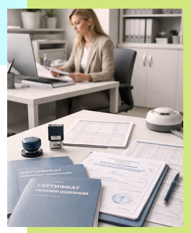 Сертификаты пожарной безопасности в Красном Сулине от 15309 р. | Алешин-Крл