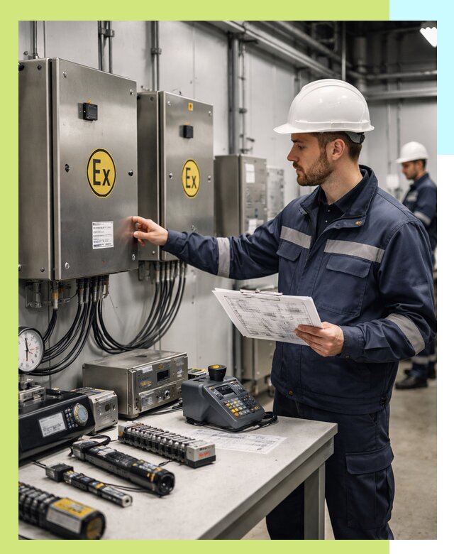 Сертификат взрывозащиты промышленного оборудования в Красном Сулине