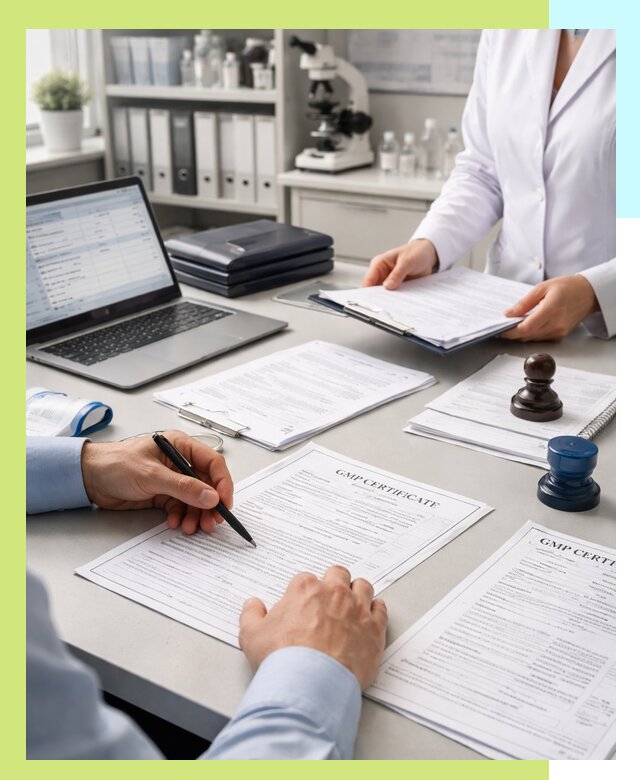 Оформление сертификата GMP в Красном Сулине для фармпроизводства