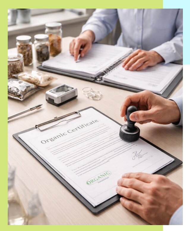 Получение органик сертификата для продукции в Красном Сулине