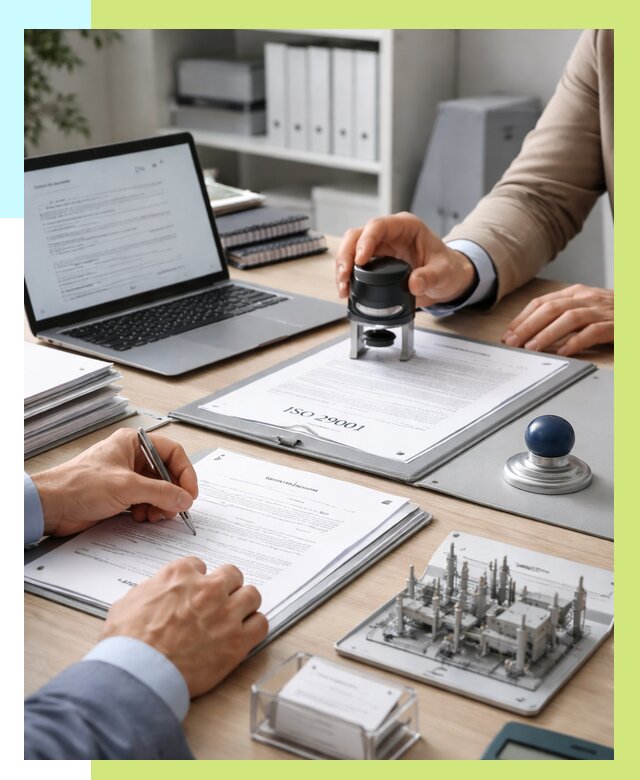 Сертификат ISO 29001 в Красном Сулине под ключ от 76545 р. | Алешин-Крл