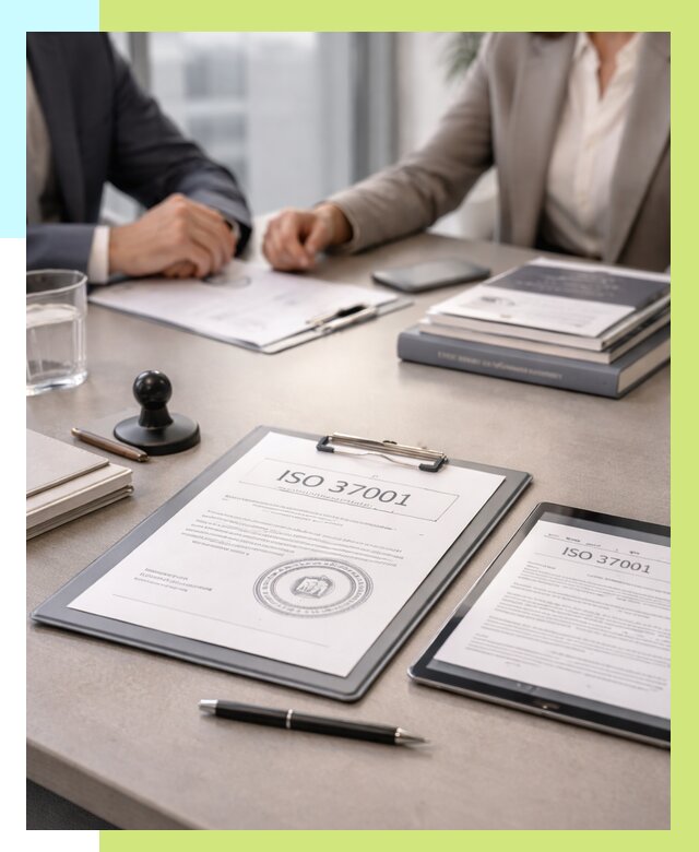 Сертификат ISO 37001 в Красном Сулине оформить от 122472 р. Алешин-Крл